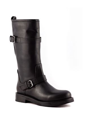 Stivale Biker in Pelle Nera JULIE DEE | MW557NERO